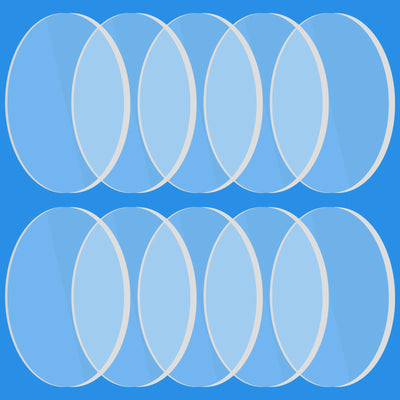 Copkim 10 Pcs 14mm Replacement Laser Lens Laser Protective Lens Lower Protective Lenses for Laser Cleaning Machine Compatible with D1 Pro, M1, P20