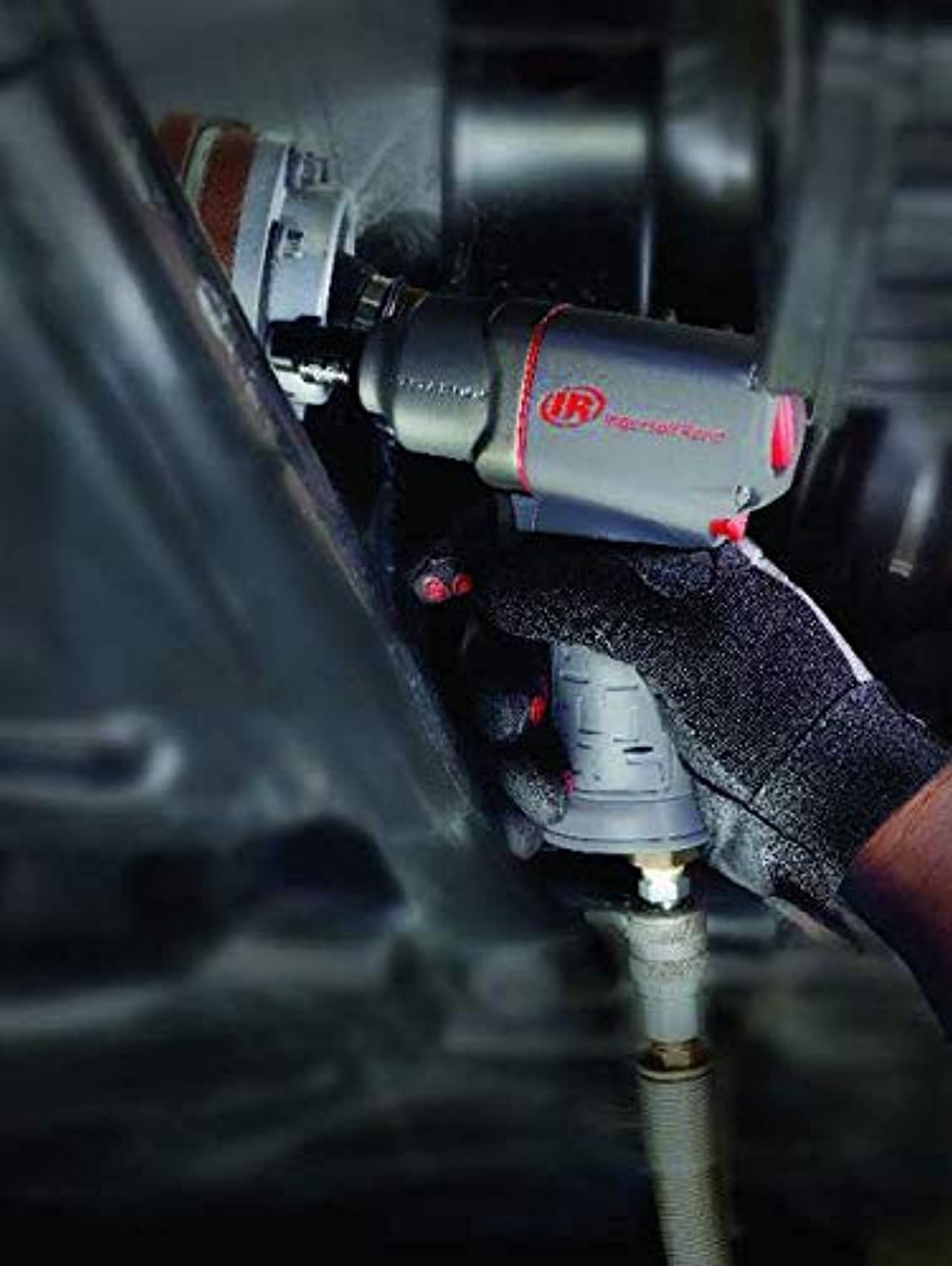 Ingersoll Rand 2115TiMAX 3/8” Drive Air Impact Wrench –Powerful Reverse Torque Output Up to 1,350 ft/bs, 7 Vane Motor, Light Touch Trigger, Max Ingersoll Rand