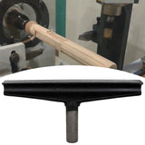Vkinman 12 Inch Lathe Tool Rest 25.32mm Post Cast Iron T Type Tool Post Round Handle Tool Post Wood Lathe Turning Accessories for Woodworking Vkinman