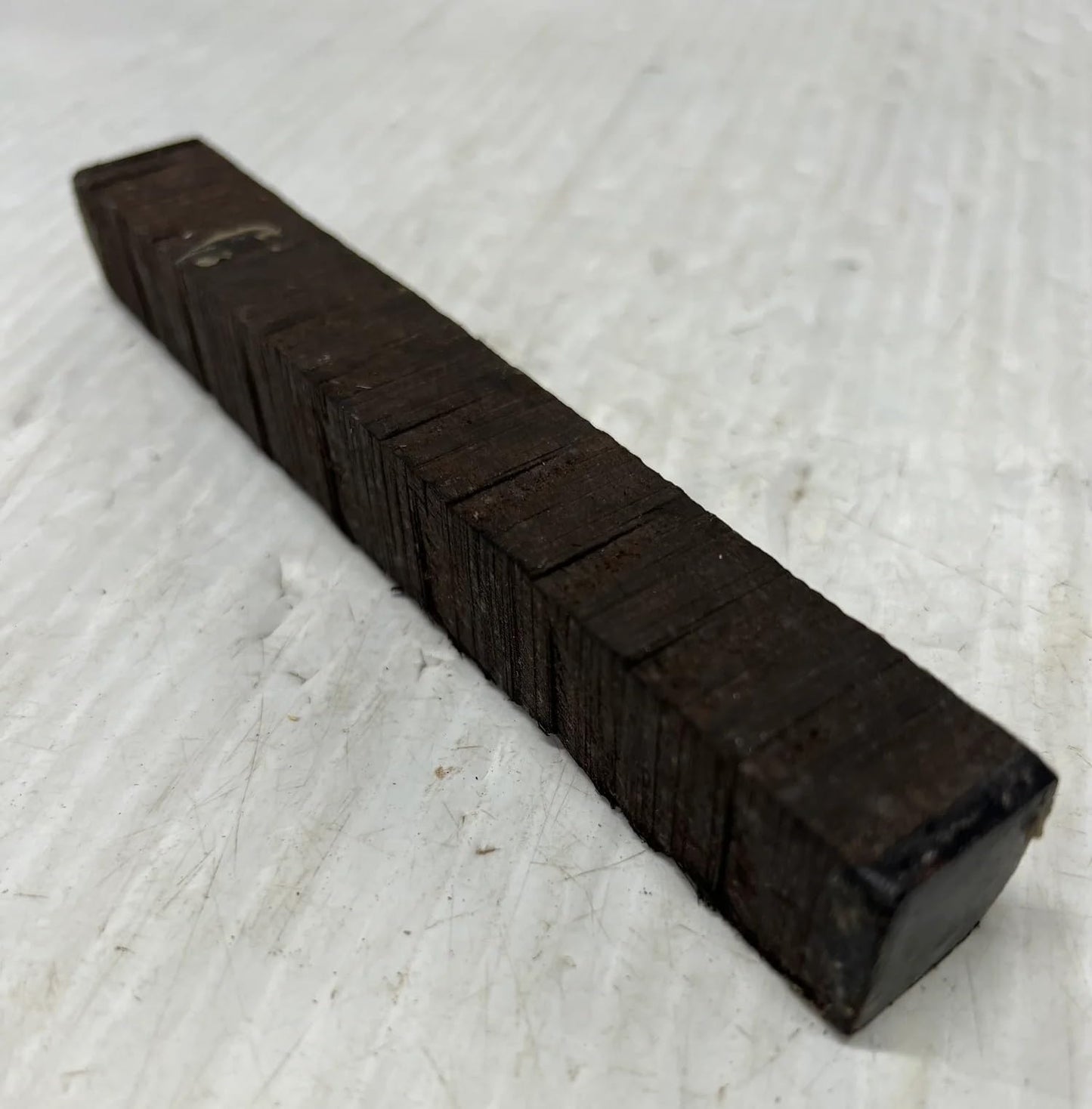 Exotic Wood Zone | Single Peice Gaboon Ebony Pen Blanks, Wood Turning Blanks| 3/4" x 3/4" x 5" (1)
