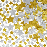 READY 2 LEARN Glitter Foam Stickers - Silver and Gold Stars - Pack of 168 - Self-Adhesive Stickers - Stickers for Scrapbooks and Cards READY 2 LEARN
