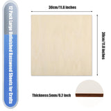 16 Pack Basswood Plywood Sheets 12 x 12 x 1/5 Inch-5 mm Thick Basswood Plywood Board Wood Squares Sheets Natural Unfinished Wood for Crafts, AWIZOM