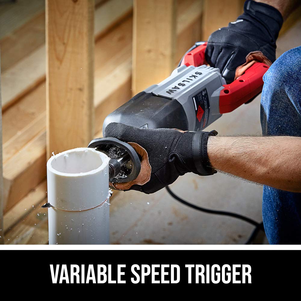 SKIL 13 Amp Corded Reciprocating Saw with Buzzkill Technology - SPT44A-00 SKILSAW