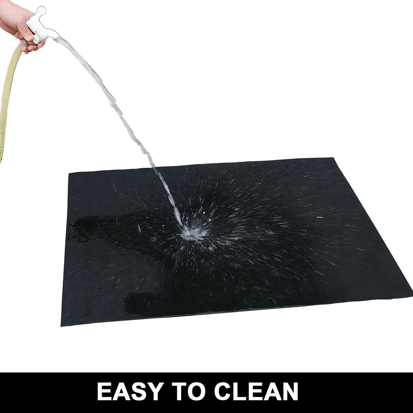 AiBOB Oil Spill Mat, 36 X 60 inches, Garage Floor Mat Under Car, Waterproof Backing Absorbent Pad Protects Floor, Durable, Reusable, Black - WoodArtSupply