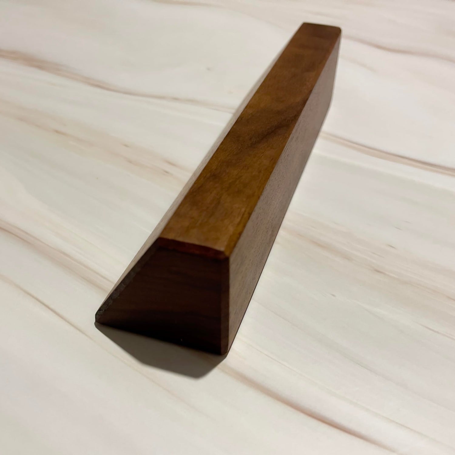 Wooden Solid Walnut Blank Desk Nameplate, Wooden Nameplate, DIY Personalizable Wooden Name Plaque for Office, Classroom or Gift (6" x 2") Generic