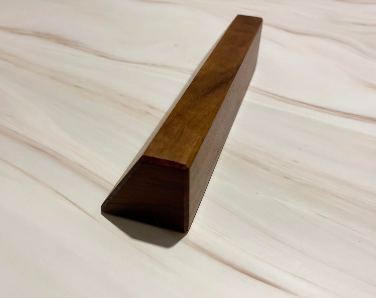 Wooden Solid Walnut Blank Desk Nameplate, Wooden Nameplate, DIY Personalizable Wooden Name Plaque for Office, Classroom or Gift (6" x 2") Generic