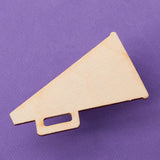 Pack of 24 Unfinished Wood Cheerleading Megaphone Cutouts by Factory Direct Craft - Blank Wooden Sports Team Banquet Mascot Cheerleader Art and Craft Factory Direct Craft