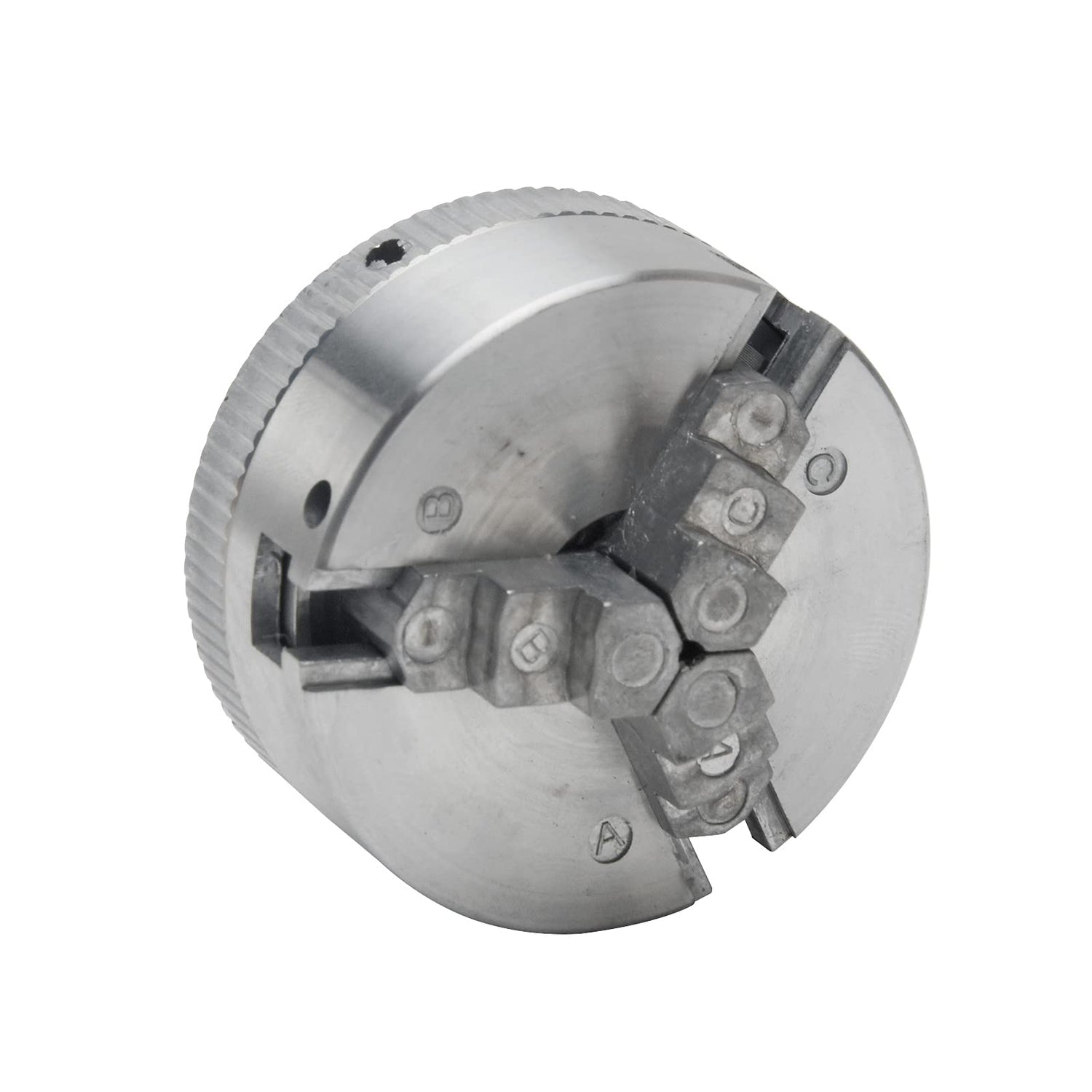 Z011 3-Jaw Lathe Chuck, Mini Lathe Chuck with Connecting Rod and Short Sticks, Self Centering Wood Turning Chuck, Power Lathe Accessory soikoi