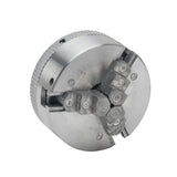 Z011 3-Jaw Lathe Chuck, Mini Lathe Chuck with Connecting Rod and Short Sticks, Self Centering Wood Turning Chuck, Power Lathe Accessory soikoi