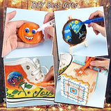 TFIVE Paint Markers Paint Pens - 12 Color Premium Medium Point Acrylic Paint Marker Pens for Rocks Painting, Metal, Ceramic, Glass, Wood, Fabric, TFIVE