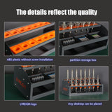 LYREIGN CNC Tool Rack CNC 40 Taper Tool Rack Small Arbitrary Position Tool Rack CNC Tool Storage Rack Placed on The Desktop CAT40-14CAP LYREIGN