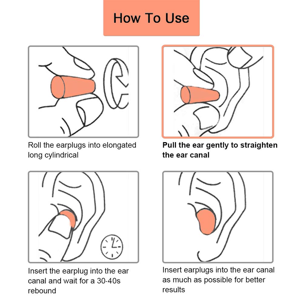 Quality Foam Earplugs 200 Pair - 32dB Noise Cancelling Soft High Decibel Ear Plugs for Noise Reduction Ear Protection Concerts Loud Music Shooting Quality Plugs by Rips