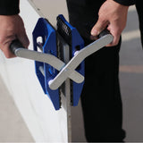 TIEKJOT 2 Pack Granite Carrying Clamps Double Handed Stone Carry Clamp Heavy Duty with Rubber-lined（0-2.36in) 660lbs Lifting Tools Panel Carriers for TIEKJOT