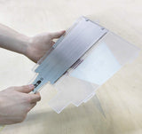 KAKURI Large Japanese Pull Saw Long for Woodworking 10-1/2 inch, Made in JAPAN, Ryoba Double Edge Hand Saw with Blade Cover Case for Rip & Crosscut KAKURI