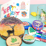 ZSCM 12 Colors Acrylic Glitter Markers Paint Pens, Rock Painting Pens Markers Metallic Art Marker for Kids Adults Card Making Painting Glass Ceramic ZSCM QUALITY DECIDES THE FUTURE