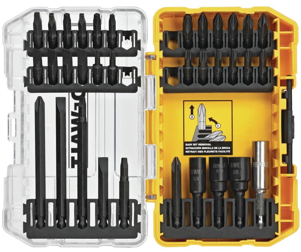 DEWALT Impact Driver, Screwdriver Bit Set, 34-Piece (DW2153) - WoodArtSupply