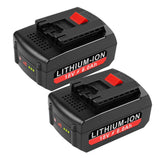 [2Pack] 18V 6.0 Ah! HIGH-Output Battery for Bosch 18V Battery Lithium BAT609 BAT609G BAT610G BAT611 BAT612 BAT618 BAT618G BAT619 BAT619G BAT622 HIGH QUALITY FUTUREBATT FUTUREBATT