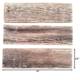 Rustic Weathered Reclaimed Wood Planks for DIY Crafts, Projects and Decor (12 Planks - 12" Long) Rockin' Wood