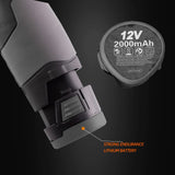 SPTA Cordless Mini Polisher, 12V Cordless Multi Polisher, Micro Cordless Scratches Killer Car Polisher RO/DA Mini Auto Machine Sets With Polishing SPTA