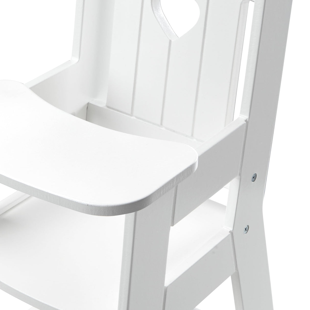 Melissa & Doug Play High Chair - Pretend Play High Chair Baby Doll Accessories,White Melissa & Doug