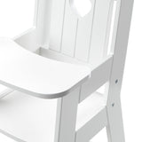 Melissa & Doug Play High Chair - Pretend Play High Chair Baby Doll Accessories,White Melissa & Doug