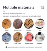 3000mW Laser Engraving Machine, Mini Desktop CNC Laser Engraver with Carver Size 80 x 80mm, Multiple Functional Craft Tool … (3W) DAJ