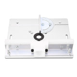 Aluminium Router Table Insert Plate, Metal Router Lift System DIY Router Table for Woodworking Benches Router Plate Wood Tools Milling Trimming Focket