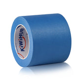KIWIHUB Wide Blue Painters Tape, 4in x 55Y, Blue Masking Tape for Laser Cutting/Engraving & 3D Printing Bed, Painting Tape for Indoor and Outdoor Use KIWIHUB