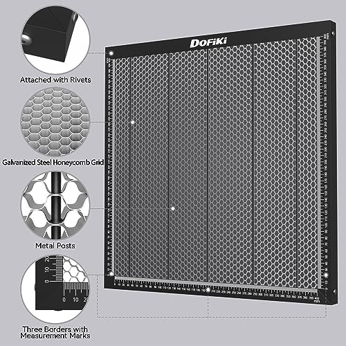 Dofiki Honeycomb Laser Bed 235mm x 235mm Laser Honeycomb Cutting Bed, 9.25” x 9.25” Small Metal Honeycomb Table Compatible with Ender 3 Ender 3 V2 - WoodArtSupply