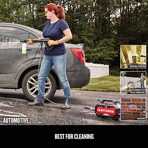 Craftsman Electric Pressure Washer, Cold Water, 1700-PSI, 1.2-GPM, Corded (CMEPW1700) Craftsman