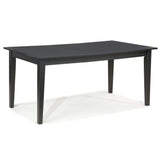 Arts and Crafts Black Rectangular Dining Table by Home Styles homestyles