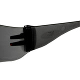 3M Safety Outdoor Safety Eyewear, Black Frame, Gray Scratch-Resistant Lenses (4-Pack) 3M