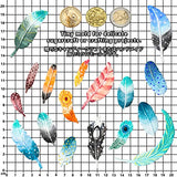 Feather Fondant Silicone Molds for Sugarcraft Cake Decorating, Chocolate, Cupcake Topper, Epoxy Resin Jewelry Casting, Polymer Clay 2-Bundle Length FUNSHOWCASE