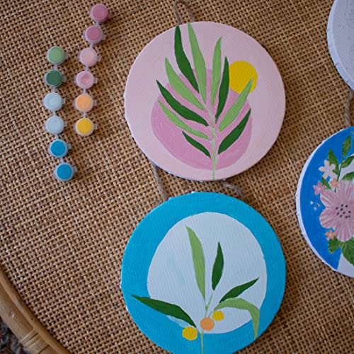 Art 101 Gallery 2 Pack Circle Hanging Canvas Wall Art Set, Multi Art 101 USA