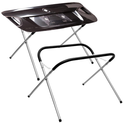 Barydat 2 Pack Portable Heavy Duty Workbench Portable Work Stand Foldable Work Table for Garage and Shop, Folding Work Bench for Home-500-Pound