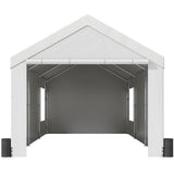VEVOR Carport, 10x20ft Heavy Duty Car Canopy, Portable Garage with Roll-up Ventilated Windows & Removable Sidewalls, UV Resistant Waterproof VEVOR