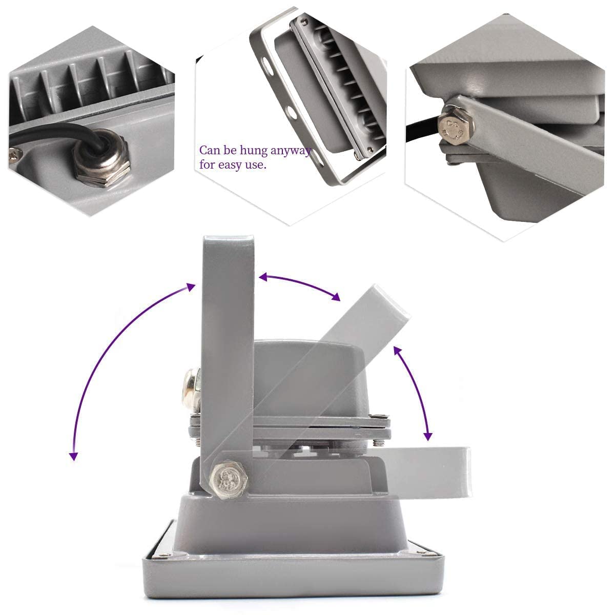 3D Printer UV Resin Curing Light for SLA/DLP/LCD 3D Printing, Solidify Photosensitive Resin, 405nm UV LED Lights with 60w Output Affect GIANTARM