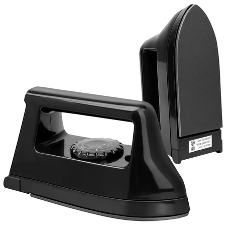 Mini Crafts Iron Handy Heat Press Machine Kit Portable with PVC Doormat for Heat Transfer, Charging Base Accessories for DIY T-Shirt Shoe Bag Vinyl KPX