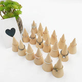 ARTIBETTER 10pcs Foam Cones for Crafts DIY Craft Cone Cone Unfinished Cone Ring Holder Handmade Rings Rack Ring Display Cone Wedding Ring Stand Cone ARTIBETTER