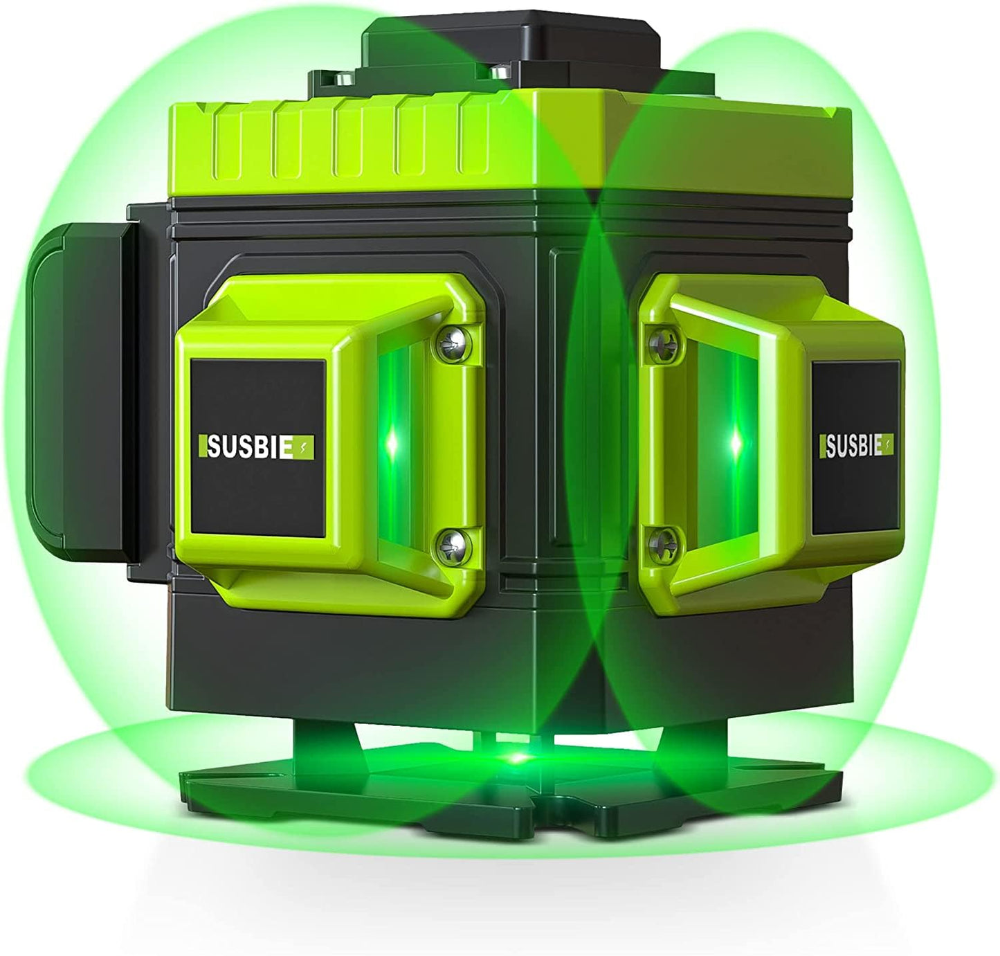 Susbie Laser Level -3x360° Cross Line Laser for Construction and Picture Hanging-12 Green Lasers with Self-leveling-Level Tool with 10000 mAh - WoodArtSupply