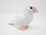 Selsela White Dove Wood Figurine Statue Sculpture Ornament Decoration Miniature Bird Art Carve Small Animal Selsela