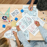 Magicfly Small White Board Grid Whiteboard Dry Erase Boards XY Axis Graph 9"x12", 16 Pack Mini Math Whiteboard Portable for Students Classroom Magicfly