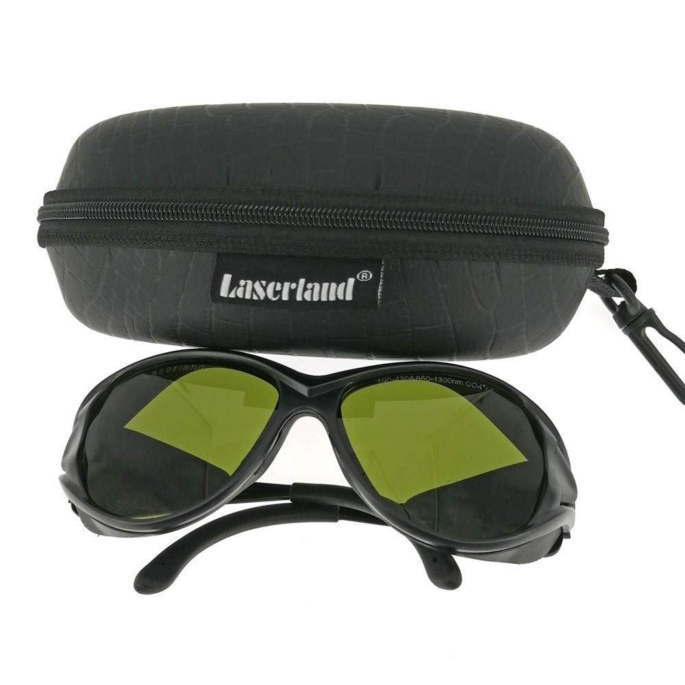 laserlands 850nm 980nm 1064nm OD4+ OD6+ IR Infrared Laser Protective Goggles Safety Glasses for Fiber Laser Welding Engraving Cutting CE T5-2 laserlands