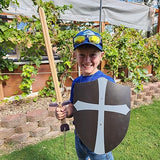 Adventure Awaits! Wooden Toy Sword for Kids | 2 Pack | Beech Wood with Jute Wrapped Handle | Lightweight and Durable for Imaginative Kids | Set of 2 Adventure Awaits!