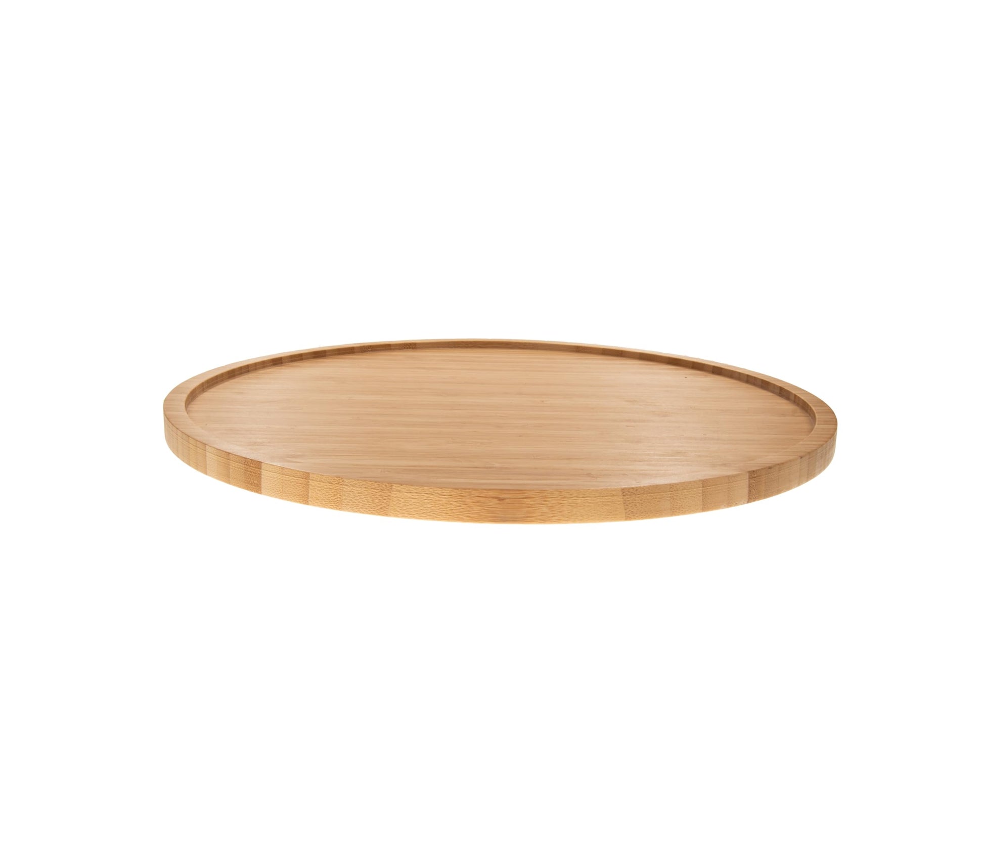 Mateda 12" Bamboo Lazy Susan Turntable for Pantry Cabinet or Table (12 inch) - WoodArtSupply