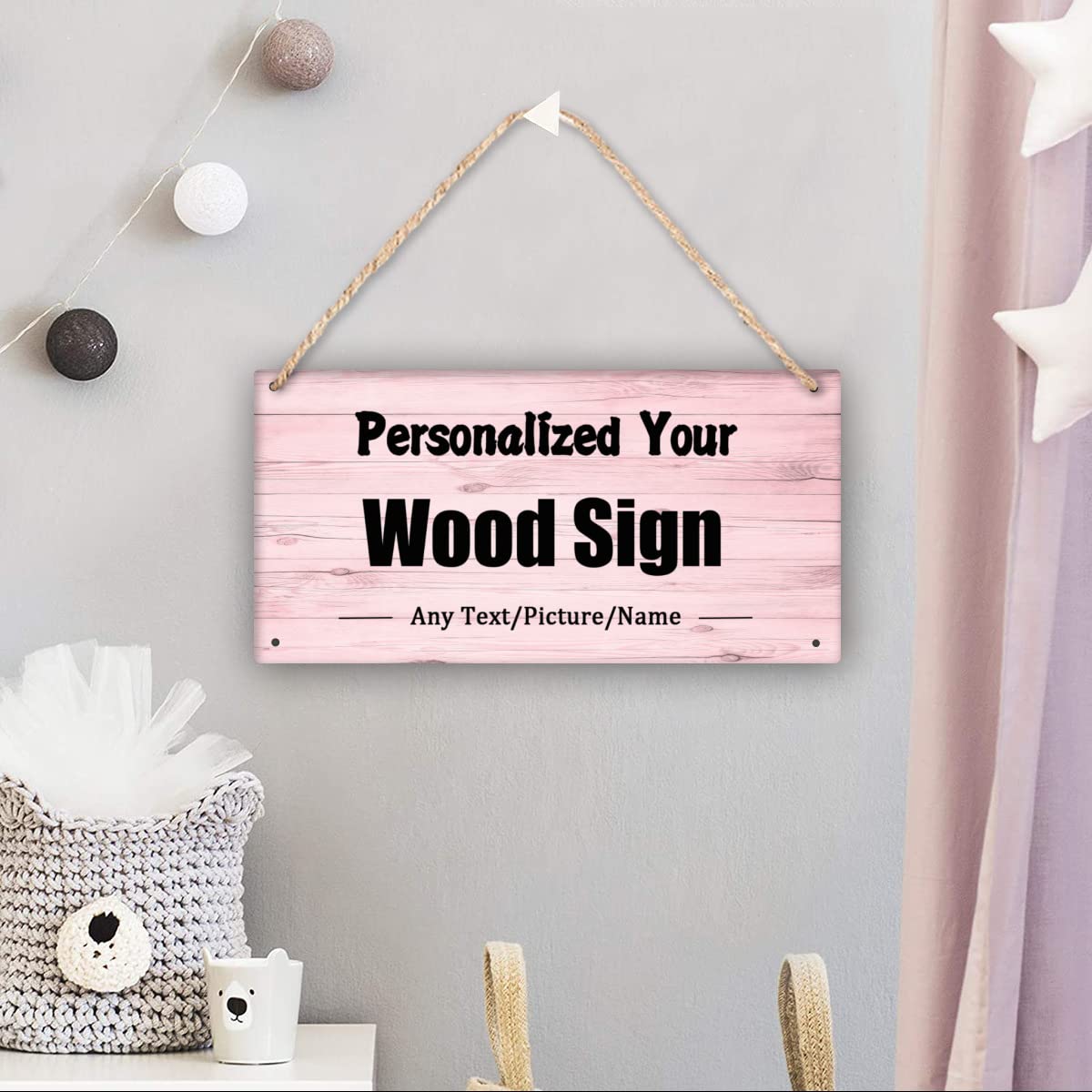 Personalized Wedding Gift | Custom Wood Sign | Family Name Signs | Couples Gift for Christmas,Birthday,Thanksgiving,Mother's Day 5.9"X11.8"(15X30cm) - WoodArtSupply