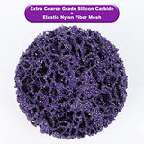 TSOAPX 10 PCS 2" Quick Change Strip Discs, Purple Non Woven Nylon Easy Stripping Discs with Male R-Type Backing, Die Grinder Attachments for Clean TSOAPX