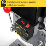 Mini Bench Drill Press, 110V 340W 3-Speed Portable Drill Workbench, Light-Duty DIY Craft Drilling Repair Tool Expanding Drilling Machine Pressed-in DYRABREST