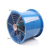Tube Axial Fan Explosion-Proof Exhaust Fan High Velocity Utility Blower, Cylinder Pipe Axial Fan Ventilator Fan Spray Booth Paint Fumes Exhaust Flow Upyouths