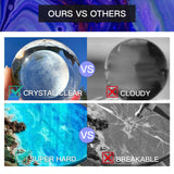 GRLELOU 17OZ Clear Resin Epoxy Resin Kit, Not Yellowing&Bubble Free Self-Leveling Coating& Casting Resin for Art Crafts, Jewelry Making,Resin GRLELOU